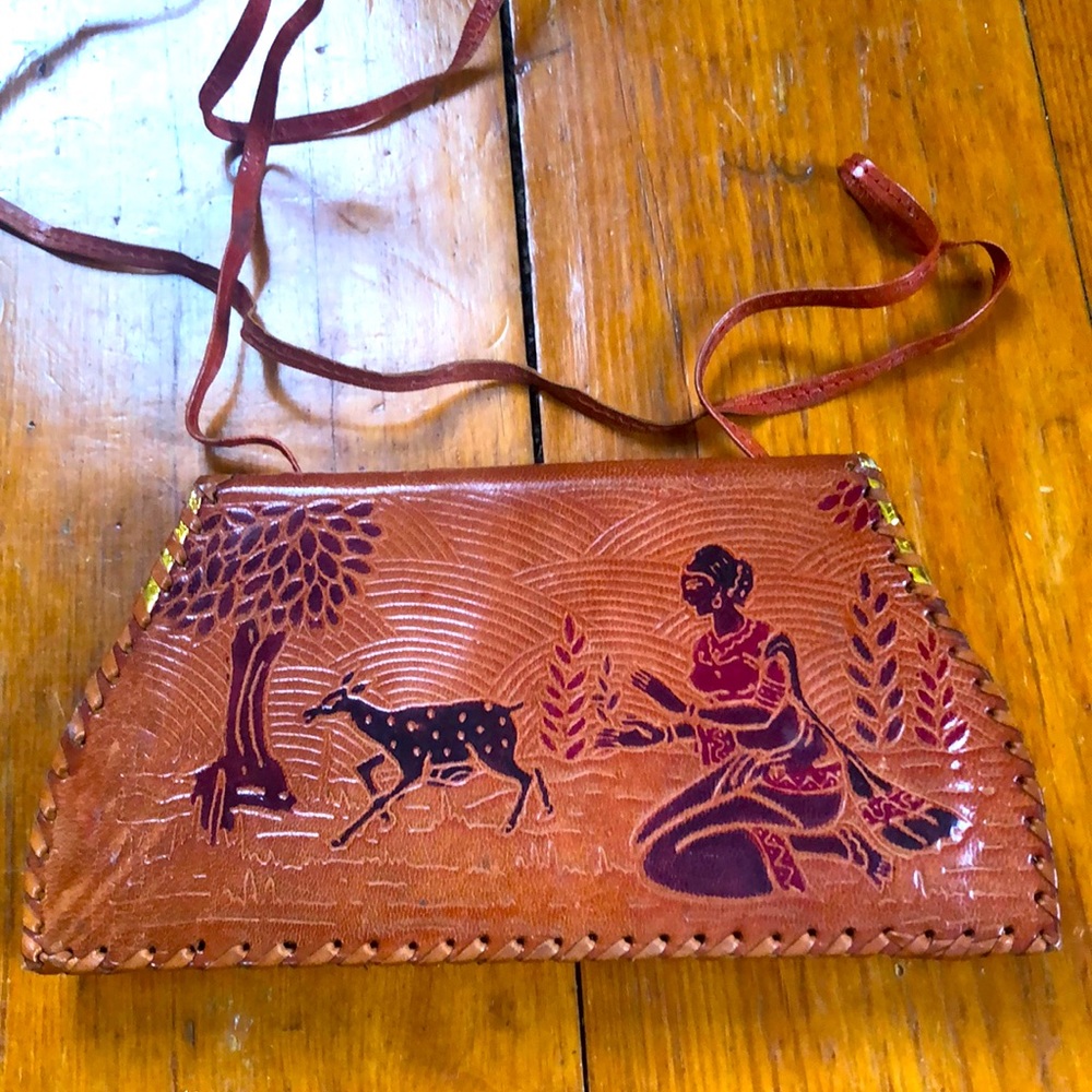 Capri 100% Genuine Leather Handmade Clutch